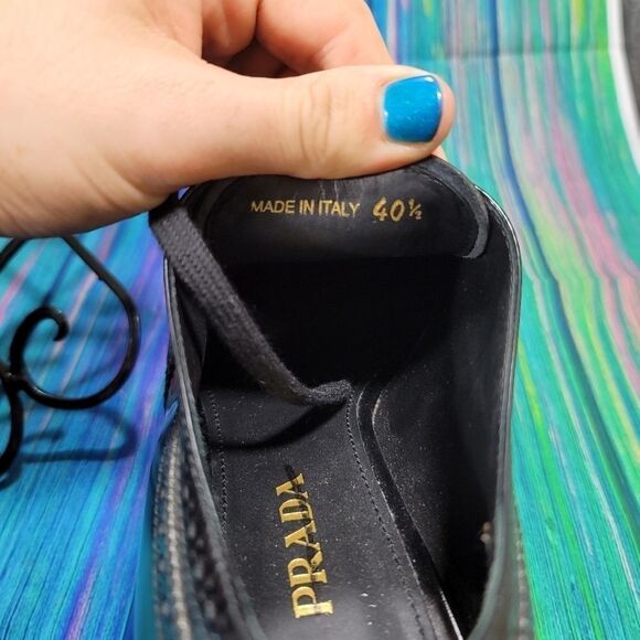 Prada Platform Shoes Leopard Brogues - Never Worn - Picture 8 of 10